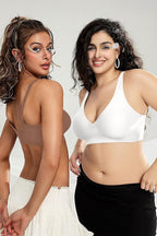 OEAK Womens Deep V Bras Wireless Comfortable Bra Supportive No Underwire Bras - Image 8
