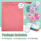 Wegreeco Cloth Diapers 6 Pack - Image 6