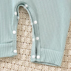 Aalizzwell Newborn Baby Ribbed Romper - Image 4