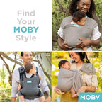 Moby Baby Wrap Carrier Featherknit - Image 6