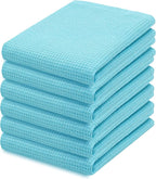 PurpleEssences Waffle Weave Kitchen Towel, 100% Cotton by PurpleEssences