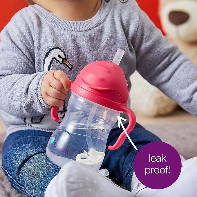 b.box Sippy Cup with Weighted Straw. Drink from Any Angle, Leak Proof, Spill - Image 6