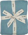 Knitted Organic Cotton Baby Blanket- Swaddle Blanket by huxie