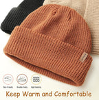 Bebila Baby Beanie Toddler Infant Winter Hats Knit Warm Caps - Image 2