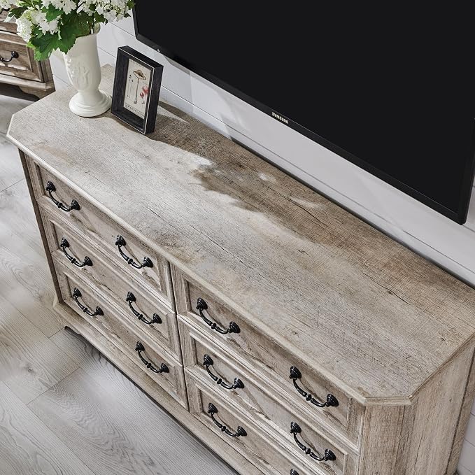 T4TREAM Farmhouse 6 Drawers Dresser - Image 4