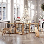 Vantas Folding Pet Gate 96" Wide, Freestanding Pet Gate, Puppy Safety Fence - Image 2