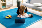 V-mix Baby Play Mat, Handmade Weaving Plush Foam Play Crawling Rugs - Image 6