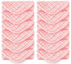 Muslin Burp Cloths 100% Cotton Large 20''x10'' Extra Soft and Absorbent Baby by Spotted+Play