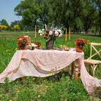 DOLOPL CheeseclothTable Runner 13.3ft Boho Gauze Cheese Cloth Table Runner - Image 6