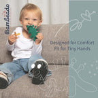 Bambeado Baby Teether Toy and Training Toothbrush: Dibly - Image 6