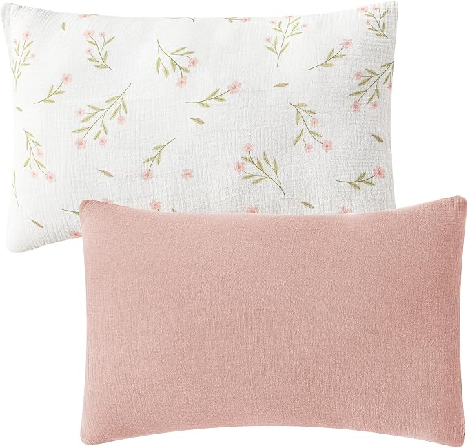JELLYMONI 2 Pack Muslin Toddler Pillowcase by JELLYMONI