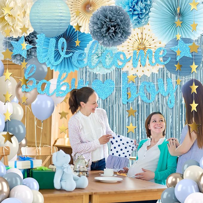Boy Baby Shower Decorations - Image 6