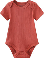 Kiddiezoom Newborn Baby Unisex Cotton One-Piece Bodysuits Baby Gift 5-Pack Baby - Image 3