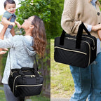 Breastmilk Cooler Bag with Ice Pack, Wearable Breast Pump Storage Bag, - Image 7