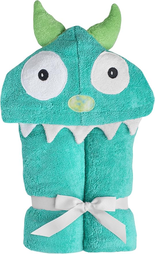 Hooded Baby Towel for Kids 2-8 | Large 100% Cotton Baby Towel for Boys or Girls by YikesTwins