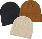 YMYDYFC Baby Beanie 3Pack Toddler Beanie Infant Knit Hat Baby Winter Hats - Image 2