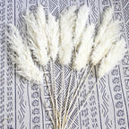 35-inch Tall White Pampas Grass Bouquet Decor - Image 7