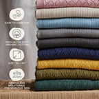 Knitted Organic Cotton Baby Blanket- Swaddle Blanket - Image 9