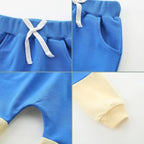 Baby Boy Outfits Short Long Sleeve Pants Clothes Set Spring Summer Hooded - Image 6