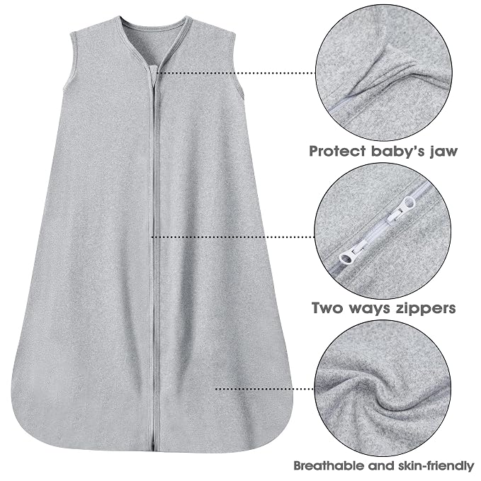Baby Sleep Sack 18-24 Months Baby Wearable Blanket 100% Rayon Cotton 2-Way - Image 4