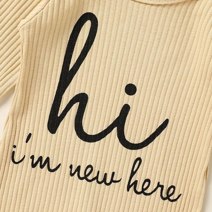 GRNSHTS Newborn Baby Boy Romper Coming Home Outfits Letter Print Bodysuit - Image 5