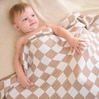 Ultra Soft Muslin Baby Blanket, A Versatile Swaddle and Bed Blanket - Image 2