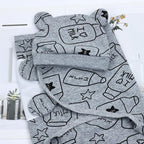 Cinaci 2 Pack Adjustable Soft Cotton Blend Newborn Baby Receiving Swaddle - Image 7