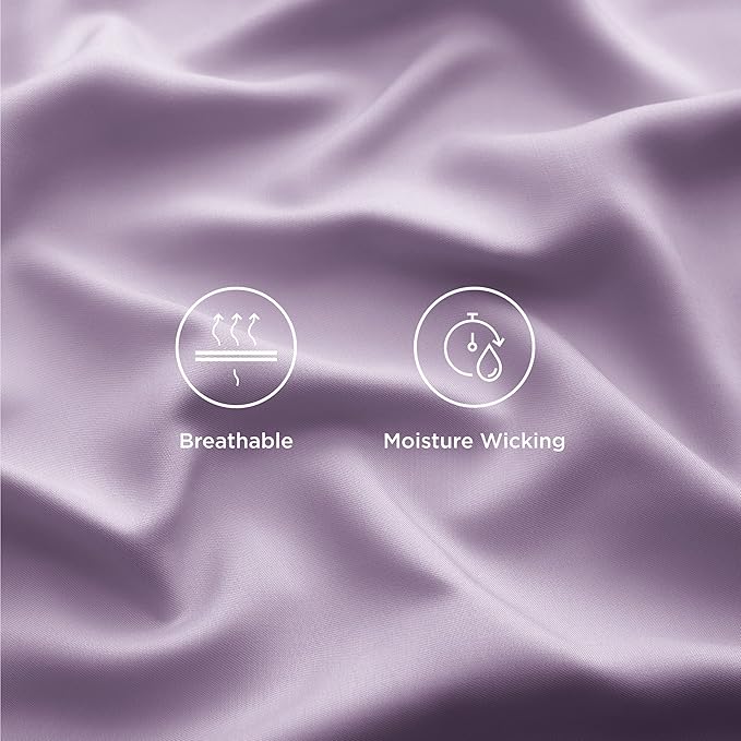 Bedsure California King Sheet Sets, Cooling Sheets - Image 4