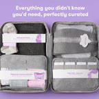 Frida Mom 30pc Pre-Packed Hosptial & Baby Essentials Travel Bag, Includes - Image 2