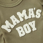 GRNSHTS Newborn Baby Boy Romper Coming Home Outfits Letter Print Bodysuit - Image 5