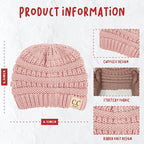 Funky Junque Baby Winter Hat – Cute Newborn Hats, Cozy Warm Infant Beanie - Image 3