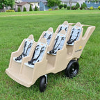Angeles Bye Bye Buggy 6 Passenger Stroller, Sturdy Daycare Stroller - Image 6