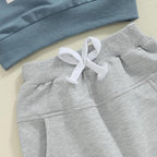 Toddler Baby Boy Fall Winter Outfit Long Sleeve Letter Print Sweatshirts and - Image 6
