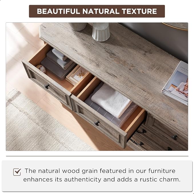 T4TREAM Farmhouse 7 Drawers Dresser - Image 4