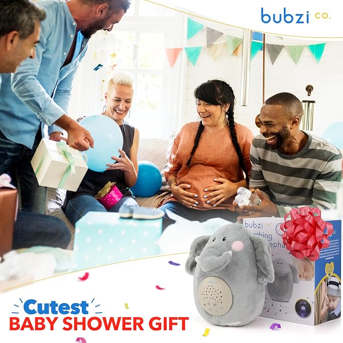Bubzi Co Sound Machine, Portable Elephant Soother & Night Light Projector - Image 5