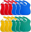 Large Waterproof Bibs Primary Collection by ToppyToddlerUSA