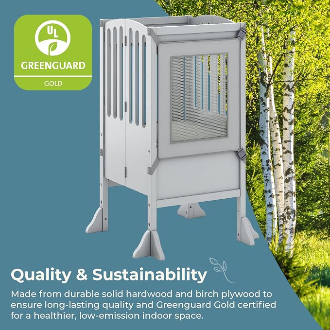 Guidecraft Contemporary Kitchen Helper® Stool and 2 Keepers - Image 4
