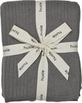 Knitted Organic Cotton Baby Blanket- Swaddle Blanket by huxie