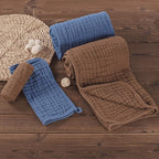 4-Piece Muslin Bath Towel Set - Image 7