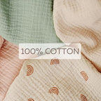 Muslin Nursing Covers for Breastfeeding, Privacy Breast Feeding Cover - Image 2