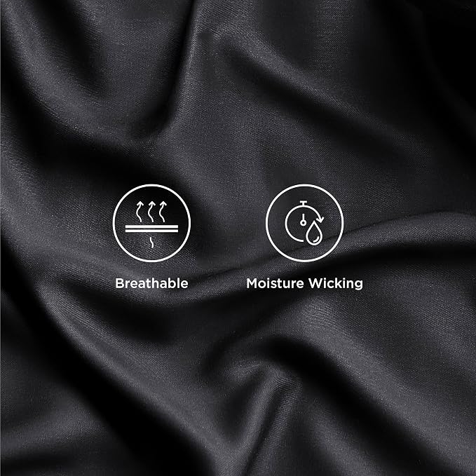 Bedsure King Size Sheet Set, Cooling Sheets King, Rayon Derived from Bamboo - Image 4