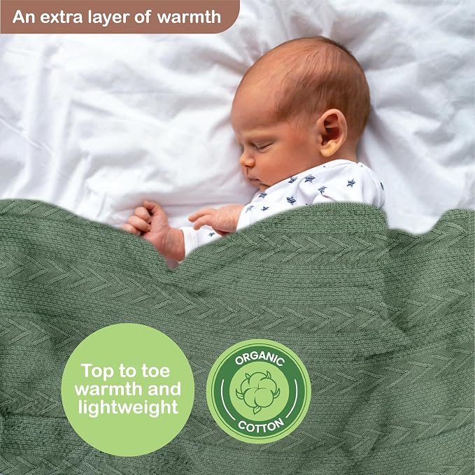 Organic Cotton Baby Blanket - Image 6