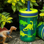 Zak Designs Kelso 15 oz Tumbler Set, Leak-Proof Screw-On Lid - Image 9