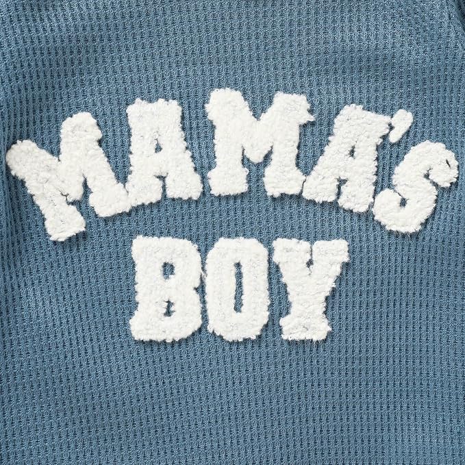 GRNSHTS Newborn Baby Boy Romper Coming Home Outfits Letter Print Bodysuit - Image 5