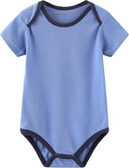 Kiddiezoom Newborn Baby Unisex Cotton One-Piece Bodysuits Baby Gift 5-Pack Baby - Image 4