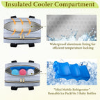 Breastmilk Cooler Bag with Ice Pack, Wearable Breast Pump Storage Bag, - Image 2