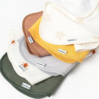 Gerber Baby Unisex Burp Cloths 5-Pack, Tan Grey, Size 10.5" x 21" - Image 4