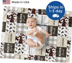 MDPrints Cowboy Personalized Baby Blankets - Image 2