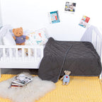 NTBAY Down Alternative Oversized Toddler Comforter, Super Soft and Warm Solid - Image 4