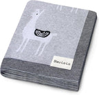 Knit Baby Swaddle Blanket by BleuLaLa